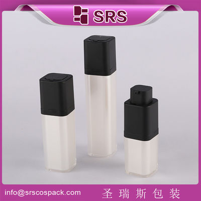 কেনা SRS 2015 নতুন শৈলী পাইকারি 15ml 30ml 50ml বর্গক্ষেত্র অ্যাক্রিলিক বায়ুহীন পাম্প খালি বোতল online manufacture
