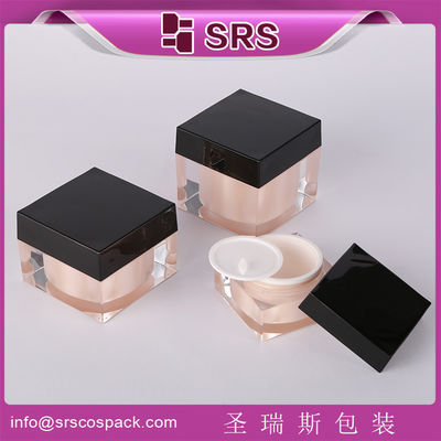 কেনা Shengruisi প্যাকেজিং J053-30g 50g 80g বর্গাকার এক্রাইলিক ক্রিম জার online manufacture