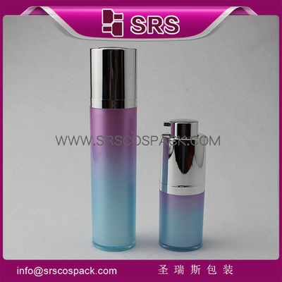 কেনা SRS প্যাকেজিং A021 15ml 30ml 50ml উচ্চ মানের বায়ুহীন এক্রাইলিক বোতল online manufacture