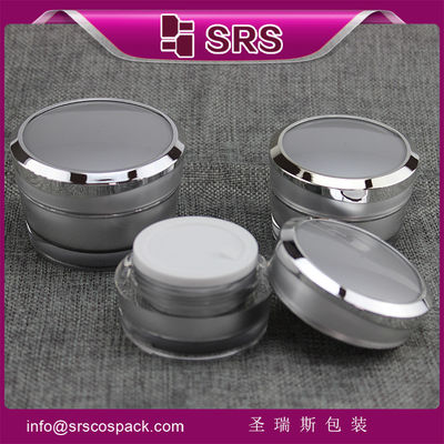 কেনা এক্রাইলিক কসমেটিক পাত্রে 5g 10g 15g 30g 50g ক্রিম জার online manufacture