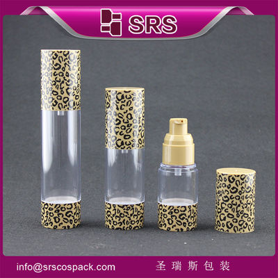 কেনা A027 15ml 30ml 50ml বায়ুহীন বোতল SRS প্যাকেজিং প্রস্তুতকারকের লোশন বোতল online manufacture