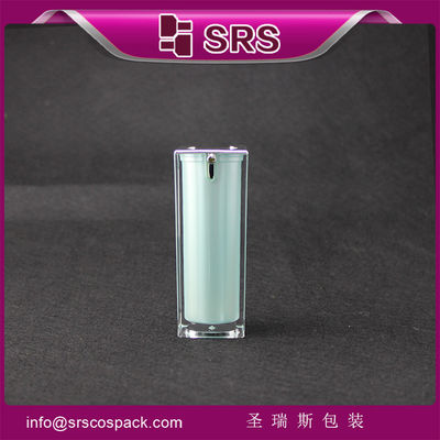 কেনা বর্গক্ষেত্র আকৃতির লোশন বোতল,A050 15ml 30ml 50ml বায়ুহীন পাম্প বোতল online manufacture