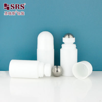 কেনা RPPC-60ML ডোম ক্যাপ মিষ্টি ব্যথা উপশম জেল প্লাস্টিক পরিবেশ বান্ধব পিসিআর সার্টিফিকেট রোলার ইস্পাত বল ম্যাসেজ বোতল online manufacture