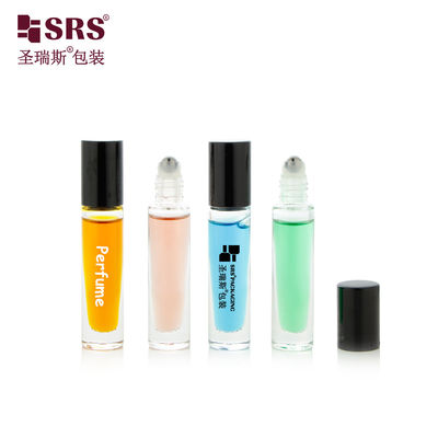 কেনা GB1-5ML ভ্রমণ আকার সুন্দর পকেট বৃত্তাকার শর্ট গ্লাস রোল অন বোতল জন্য নখ তেল প্রসাধনী প্যাকেজিং online manufacture
