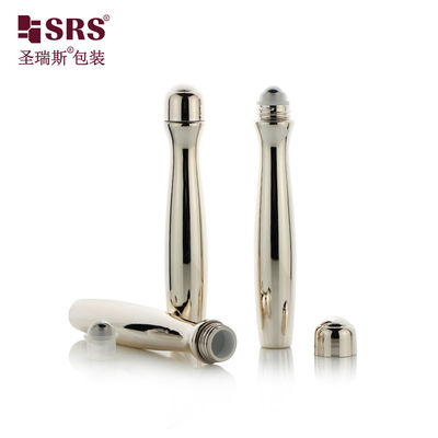 কেনা SRS8447-15ML কসমেটিক রিফ্রেশ তরল স্বচ্ছ পেটজি রোল অন বোতল স্টিলের বল সহ ত্বকের যত্নের পণ্য online manufacture