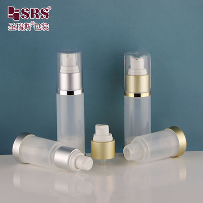 কেনা A025 15ml 30ml 50ml পিপি ক্লিয়ার গ্লোসি কাস্টমাইজেশন স্কিনকেয়ার মাস্ক জেল এয়ারলেস পাম্প বোতল প্যাকেজিং online manufacture