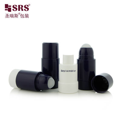কেনা RPPE 50ml 75ml প্লাস্টিক রোলার বল বোতল প্রতিস্থাপনযোগ্য ডিজাইন ডিওডোরেন্ট জেল বডি সিরাম অ্যাপ্লিকেটর বোতল online manufacture