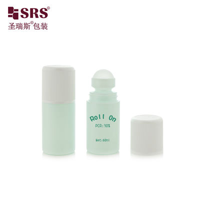কেনা RPPC1-60ML সবুজ গোলাকার আকৃতির পিপি অ্যান্টিপার্সপিরেন্ট জেল রোল অন ডিওডোরেন্ট বোতল, কোনো লিক নেই, CRC শিশু প্রতিরোধী ক্যাপ online manufacture