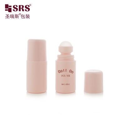 কেনা RPPC-60ML Injection Blowing Custom PP PCR Plastic Roller Ball Bottle For Body Gel Applicator online manufacture