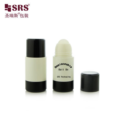 কেনা RPPE 50ml 75ml প্রতিস্থাপনযোগ্য ইনজেকশন কাস্টমাইজড ক্রিম-রঙিন প্লাস্টিক মনো পিপি পিসিআর রোল অন বোতল ডিওডোরেন্ট জেলের জন্য online manufacture