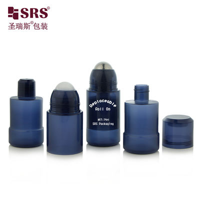কেনা RPPE 50ml 75ml প্রতিস্থাপনযোগ্য পিপি পিসিআর ডাবল ওয়াল পুনর্ব্যবহৃত রোল-অন বল বোতল সুগন্ধি জেল লোশনের জন্য online manufacture