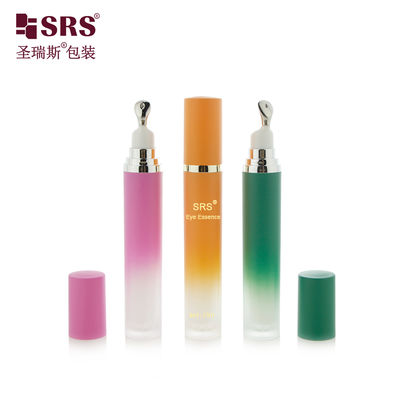 কেনা LR001 15ML 20ML Luxury Acrylic Bottle With Metal Applicator Zinc Alloy Material Head For Eye Cream online manufacture