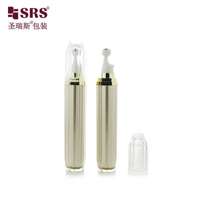 কেনা L002 15ML 20ML ডাবল ওয়াল এক্রাইলিক রোল অন বোতল, আই সিরাম অ্যাপ্লিকেটরের জন্য, বিলাসবহুল প্যাকেজিং online manufacture