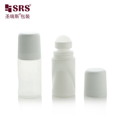 কেনা RPPB 50ML অনন্য আকৃতির প্লাস্টিকের পিপি একক রোল অন ডিওডোর্যান্ট বোতল online manufacture