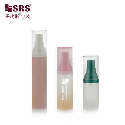 কেনা PA029 15ml 30ml 50ml ম্যাট ফ্রস্টেড খালি পিপি ক্লিয়ার এয়ারলেস বোতল লোশন স্প্রেয়ার পাম্প সহ online manufacture
