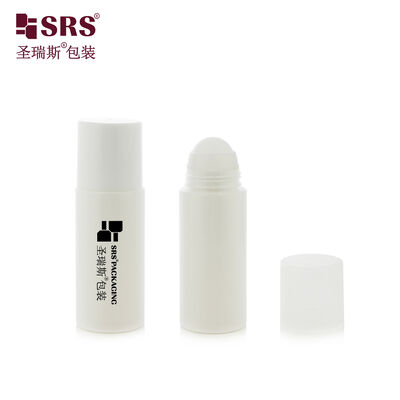 কেনা PET 50ML 60ML 90ML গোলাকার আকৃতির প্লাস্টিকের ডিওডোর্যান্ট জেল রোলার বল বোতল online manufacture