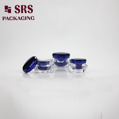 কেনা ডায়মন্ডের আকৃতি 5g 15g 30g 50g ডাবল ওয়াল বিলাসবহুল মুখোশ ঢাকনা সহ এক্রাইলিক পাত্রে online manufacture