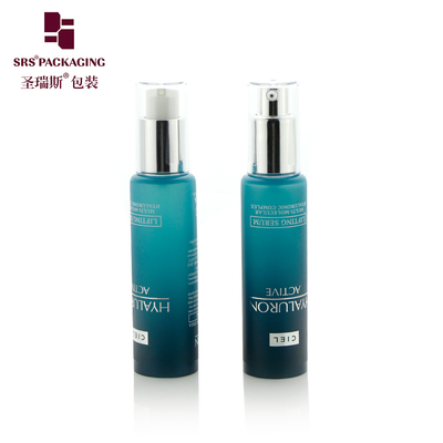 30ML 50ML খালি পিই প্লাস্টিকের কসমেটিক ফাউন্ডেশন তরল পাম্প সংকোচন টিউব