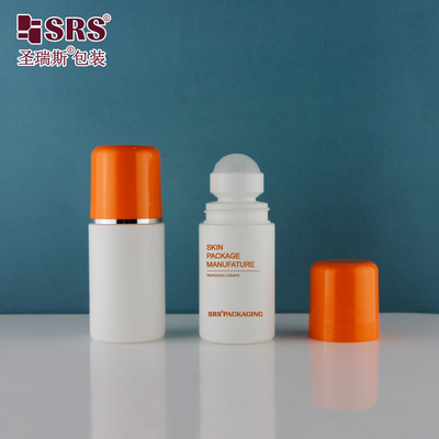 60ml 2oz কাস্টম রঙ পিপি পিসিআর পরিবেশ বান্ধব প্লাস্টিকের বোতল ডিওডোর্যান্ট রোল অন প্যাকেজিং