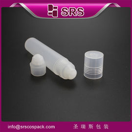 SRS চীন তৈরি খালি 20ml চকচকে শরীরের প্লাস্টিক চুল তেল ব্যবহার পিপি বল সঙ্গে বোতল উপর রোল