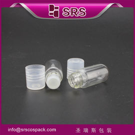 কসমেটিক গ্লাস বোতল পণ্য উপর মিনি 3ml স্বচ্ছ রোল