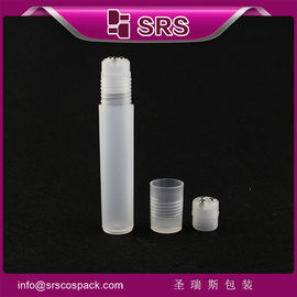 SRS গরম বিক্রয় 12ml প্লাস্টিকের রোলার বল বোতল মুখ ম্যাসেজ জন্য তিনটি ধাতু বল সঙ্গে