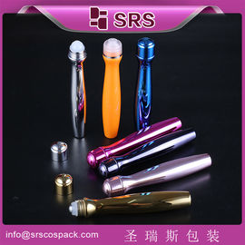 SRS প্লাস্টিকের 15 মিলি রোল-অন বোতল এবং PETG 15 মিলি স্ফটিক রোলার বল বোতল চোখের ক্রিমের জন্য