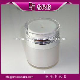 শেনগ্রুসি প্যাকেজিং A100-15ml,30ml,50ml অ্যাক্রিলিক বায়ুহীন ক্রিম জার