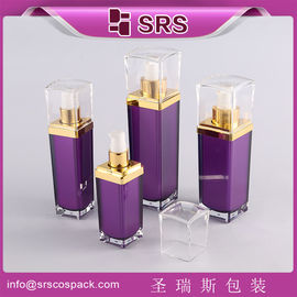 Shengruisi প্যাকেজিং L052-30ml 50ml 80ml 120ml এক্রাইলিক বর্গাকার প্রসাধনী লোশন বোতল