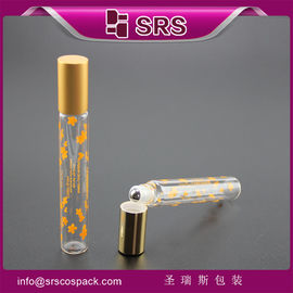 Shengruisi প্যাকেজিং BLP-10ml গ্লাস রোল চকচকে ঢাকনা সঙ্গে বোতল উপর