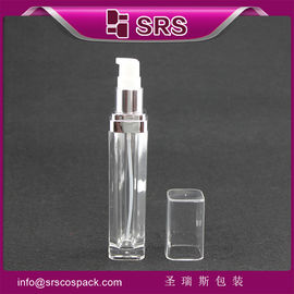 সুকারের আকৃতি L051 15ml 30ml 60ml 120ml স্বচ্ছ প্লাস্টিকের হ্যান্ড সাবান বোতল
