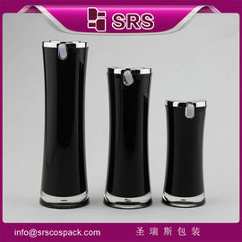 কালো বিলাসবহুল L092 15ml 30ml 50ml বোতল লোশন পাম্প
