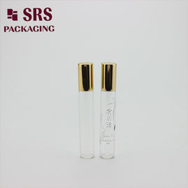 BLP-8ML রোলার বল গ্লাস পারফিউম খালি বোতল অ্যালুমিনিয়াম ক্যাপ সঙ্গে
