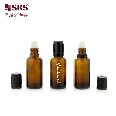 কাস্টমাইজড রোল-অন গ্লাস বোতল ক্যাপাসিটি 5ml 10ml 15ml 20ml 30ml 50ml