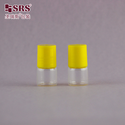 BLP-1ML পোর্টেবল মিনি নমুনা আকার খালি স্বচ্ছ গ্লাস বোতল রোল প্যাকেজিং