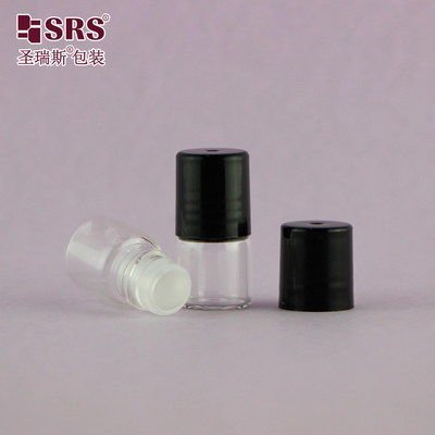 BLP-1ML No Leakage Parfume Sample Roll On Glass Container bottle for Chic Storage (বিএলপি-১ এমএল) - গ্লাসের পাত্রে ভর্তি বোতল