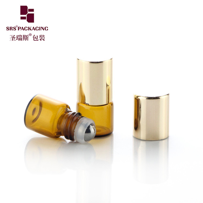 BLP-1ML গ্লাস রোলার অ্যাপ্লিকেটর চটকদার এবং টেকসই সঞ্চয়ের জন্য সিলিন্ডারিকাল রোল-অন বোতল