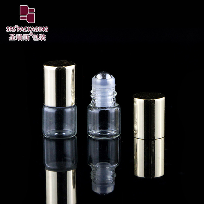 BLP-1ML স্বচ্ছ প্রয়োজনীয় তেল গ্লাস টিউব বোতল উপর রোল টেকসই এবং DIY মিশ্রণ জন্য সুবিধাজনক
