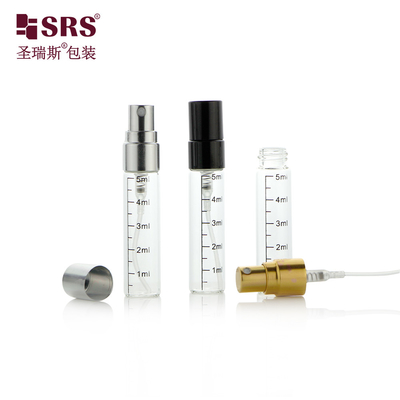 BLPA-5ML স্বচ্ছ টিউব গ্লাস বোতল ফাইন মিস্ট স্প্রে পাম্প সঙ্গে পারফিউম প্যাকেজিং জন্য ছোট পরিমাণ উপলব্ধ
