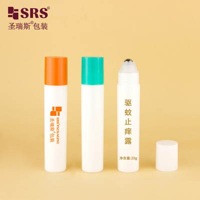 RPP-20ML চকচকে ম্যাট ছাঁচে সমাপ্ত অর্থনৈতিক ইনজেকশন কাস্টম রঙ পিপি পিসিআর পরিবেশ বান্ধব রোল-অন ডিজাইন ফুটো প্রুফ বোতল