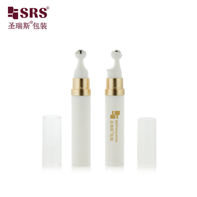 A0035 7.5ml 10ml 15ml বিলাসবহুল ইনজেকশন পিপি উপাদান রোল অন এয়ারলেস পাম্প রোলার বোতল চোখের সিরামের জন্য