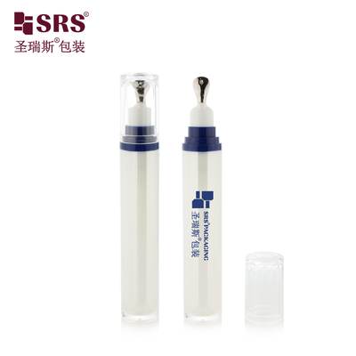 LR001-15ML উচ্চ মানের কোন ফুটো অ্যাক্রিলিক কাস্টমাইজেশন চোখের সিরাম কসমেটিক প্যাকেজিং অ্যাপ্লিকেটর ধাতু