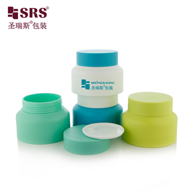 SRST-80g 100g পিপি পিসিআর পুনর্ব্যবহৃত পেইন্টিং সজ্জা কসমেটিক ক্রিম জার ধারক প্যাকেজিং
