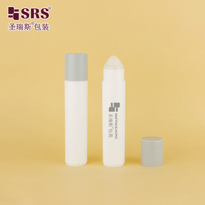 RPP-35ML ইনজেকশন চকচকে ম্যাট সমাপ্ত পৃষ্ঠ পিপি পিসিআর সলিড প্লাস্টিক রোল-অন বোতল পাত্রে অ্যাপ্লিকেটর ছোট বল সঙ্গে ম্যাসেজ তরল জন্য