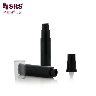 A003 5ML 10ML 12ML 15 মিলি মিনি পকেট আকার প্লাস্টিকের গোলাকার এয়ারলেস পাম্প বোতল ফেস সিরাম কসমেটিক প্যাকেজিংয়ের জন্য