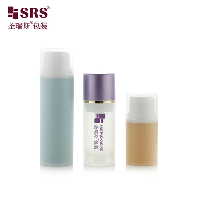 PA203A 15ML 30ML 50ML কাস্টমাইজেশন স্কিনকেয়ার ভ্যাকুয়াম পাম্প বোতল বায়ুহীন পাম্প সহ