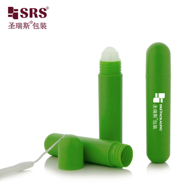 RPPG 25ml ডোম ক্যাপ ইনজেকশন কাস্টম ম্যাট ফ্রস্টড সারফেস পিপি প্লাস্টিক পিসিআর অ্যান্টি-ইটচ তরল রোল-অন বোতল ধারক অ্যাপ্লিকেটর