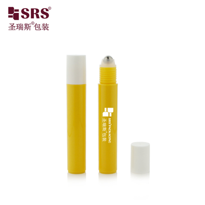 RPP-15ML গোলাকার প্লাস্টিক ইনজেকশন কাস্টম রঙ পিসিআর পিপি পুনর্ব্যবহৃত রোলার বল বোতল ম্যাসেজ চোখ সিরাম