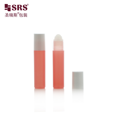 RPP-10ML আধা স্বচ্ছ রঙের কমনীয়তা টেকসইতার সাথে মিলিতঃ 10ML পিপি পিসিআর রোল-অন বোতল চোখের সিরাম জেল খালি কসমেটিক অ্যাপ্লিকেটর