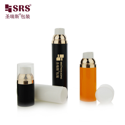 PA0202A 30ml 50ml 75ml 100ml স্ন্যাপ অন ডিজাইন পাম্প ভ্যাকুয়াম এয়ারলেস লোশন বোতল কাস্টমাইজেশন
